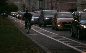 В трех районах Петербурга проложили больше 5 километров велодорожек