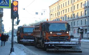 Петербуржцы начали жаловаться на неубранный снег