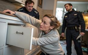 Приставы кухонным гарнитуром зацепили женщину за живое