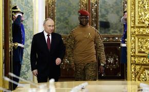 Путин заявил, что РФ и Буркина-Фасо объединяет общая цель борьбы с терроризмом
