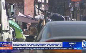  На юге США начали борьбу с палаточными городками бомжей