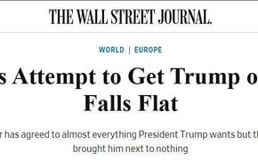 Попытка Зеленского склонить Трампа на свою сторону провалилась, — The Wall Street Journal