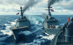 На Балтийском море одновременно проводят морские учения Россия и НАТО