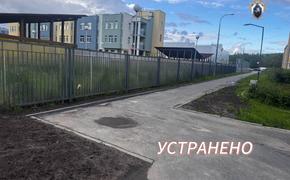Благоустройство дворовой территории на улице Струве улучшено после проверки СК