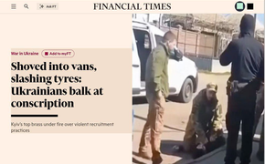 Financial Times: 9 из 10 ВСУшников - принудительно мобилизованные