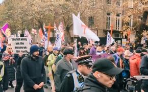 В столице Великобритании прошёл массовый митинг против нелегальной миграции и радикального ислама