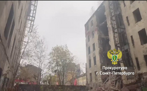 Прокуратура выясняет обстоятельства обрушения здания на Розенштейна