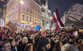 Языковой вопрос всплыл на митинге в Латвии