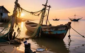 Французские рыбаки отправили Украине 280 км списанных сетей