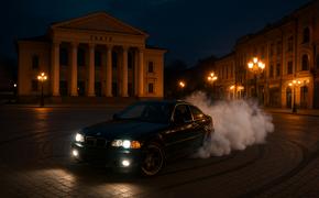 Дрифтера, расписавшегося шинами на площади, нашли за что наказать