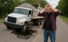 На владельцев карьерных самосвалов повесили дороги в Крыму