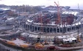 За последние полгода темпы строительства стадиона "Зенит" резко возросли