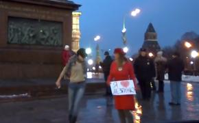Русские провели акцию в защиту лезгинки на Красной площади (ВИДЕО)