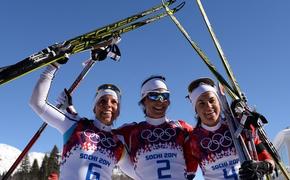 Норвежка Бьорген завоевала золото в скиатлоне