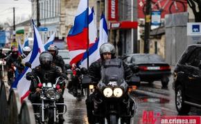 В Крыму «Ночные волки» патрулируют избирательные участки
