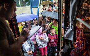 Дети-беженцы из Славянска прибыли в Крым