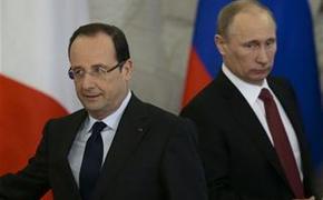 Путин: Визит Олланда в Москву пойдет на пользу Донбассу