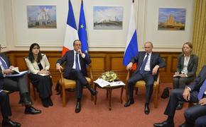 Путин о встрече с Олландом: "Про "Мистрали" не говорили"