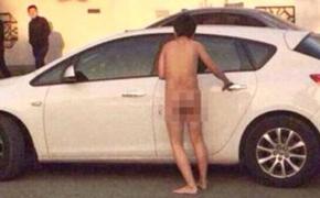 Китаянка бросила изменщика-мужа голым на парковке