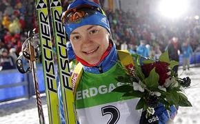 Биатлонистка Юрлова выиграла индивидуальную гонку на чемпионате мира