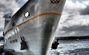 Океанографическое судно "Янтарь" начало проводить испытания на Балтике