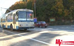 Российские троллейбусы пытаются покорить Крым