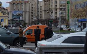 В Киеве бронированный автомобиль BMW сына Петра Порошенко попал в ДТП