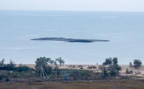 В Азовском море после извержения вулкана появился остров