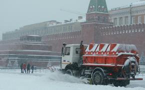 Сегодня ночью в Москве ожидается сильный снегопад, коммунальные службы готовятся