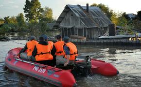 В Курганской области уровень воды в реке становится критичным