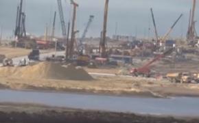 В Интернет попало видео стройки Керченского моста (ВИДЕО)