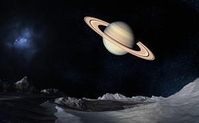 Таинственный гигантский объект скрывается за Сатурном