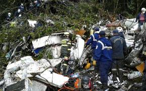 Обнародованы последние слова пилота самолета, упавшего в Колумбии