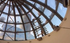 Крышу свердловского парламента починили