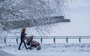 Московские коммунальщики завалили снегом коляску с двухмесячным младенцем