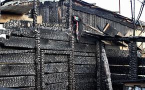 МЧС возложило вину за сгоревшую деревню на местного жителя