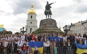 В центре Киева прошел марш вышиванок