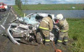 На трассе М-6 под Рязанью столкнулись автобус и легковушка, есть жертвы