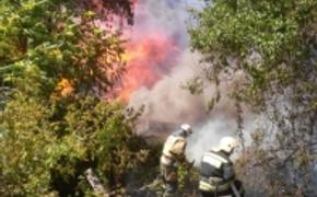 МЧС уточнило данные о крупном пожаре в Ростове-на-Дону