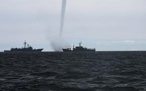 Опубликовано видео с пронесшимся в районе Сочи огромным смерчем