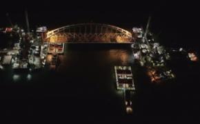 Появилось видео подъема арки Керченского моста