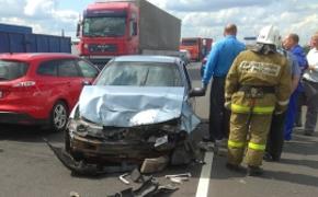 Очевидцы опубликовали видео последствий массового  ДТП под Воронежем