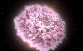 NASA изобразило столкновение нейтронных звезд