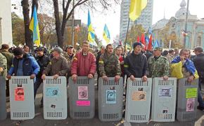 Партия Саакашвили решила продолжать акцию протеста в Киеве в одиночестве