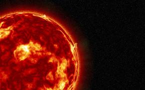 Уфолог снял на видео пролетевший возле Солнца объект