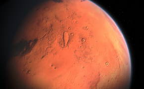 Уфологи нашли на Марсе объект, похожий на двухкилометровый корабль инопланетян