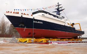 В Петербурге на воду спущено уникальное океанографическое судно