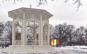 Ажурная беседка открылась в Парке Горького после реставрации