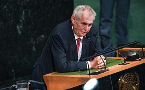 Милош Земан снова выбран президентом Чехии
