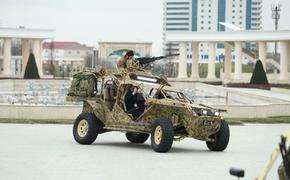 В Грозном презентовали боевую машину спецназа, Кадыров доволен